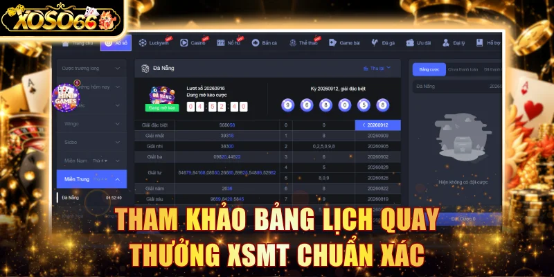 Tham khảo bảng lịch quay thưởng XSMT chuẩn xác